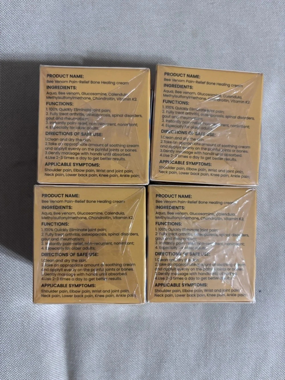 Bee Venom Pain-Relief Bone Healing Cream - pack of 4 - Picture 2 of 3